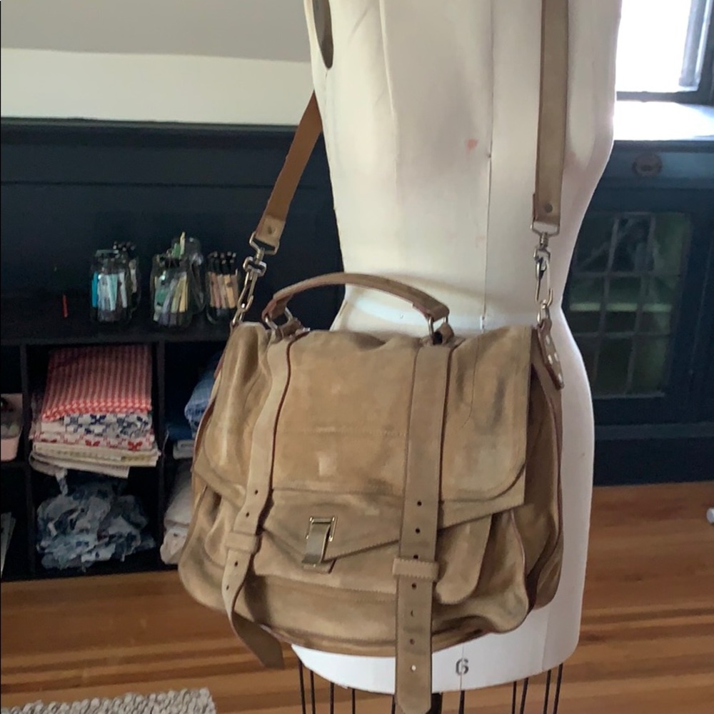 Proenza Schouler large PS1 bag - suede